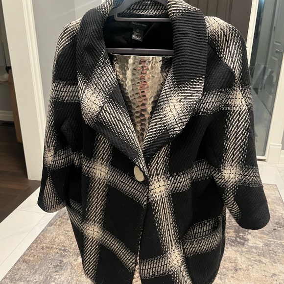 Focus 2000 shorty cute plaid jacket size large - Picture 13 of 17